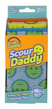 New Scrub Daddy Scour Daddy Heavy Duty ArmorTec Sponge Scratch Free Cleaning 3Pk