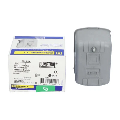 Schneider Electric 9013FHG2J27 Square D Pumptrol Air Compressor Switch New NFP
