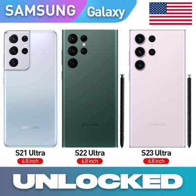 New Samsung Galaxy S23 Ultra 5G S22 Ultra 5G S21 Ultra FULLY UNLOCKED GSM CDMA
