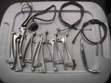 Vintage Kawasaki Throttle Cables, Levers, Parts Lot #2