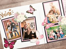 Family Scrapbook pages, Premade Family Pages, Family Scrapbook Layouts