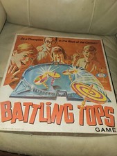 Vintage 1968 Ideal Battling Tops Game Board Game #2340-8 Original