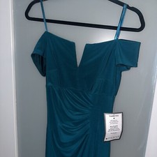 X by Xscape Womens Knit Off-The-Shoulder Formal Evening Dress Gown NWT SALE!!