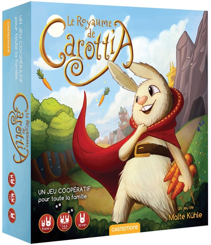Le royaume de carottia jeu de société familial en bois pour enfants