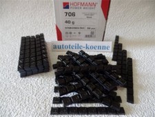 50x 40 Gramm Hofmann Motorrad Klebegewichte Stückelung 8x5 Gramm schwarz