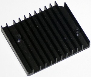 Grafikkarten Aluminium Passiv Kühler GPU 64x52x11mm Lochabstand 55mm