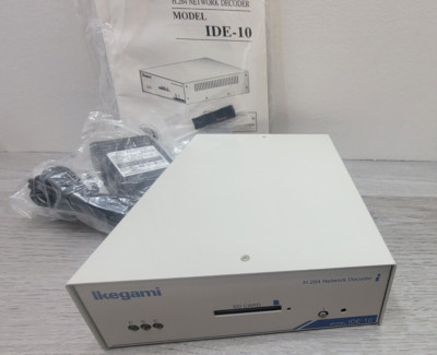 Ikegami IEN-10 H.264 High Quality Video Encoder w/Audio, PoE Made In Japan