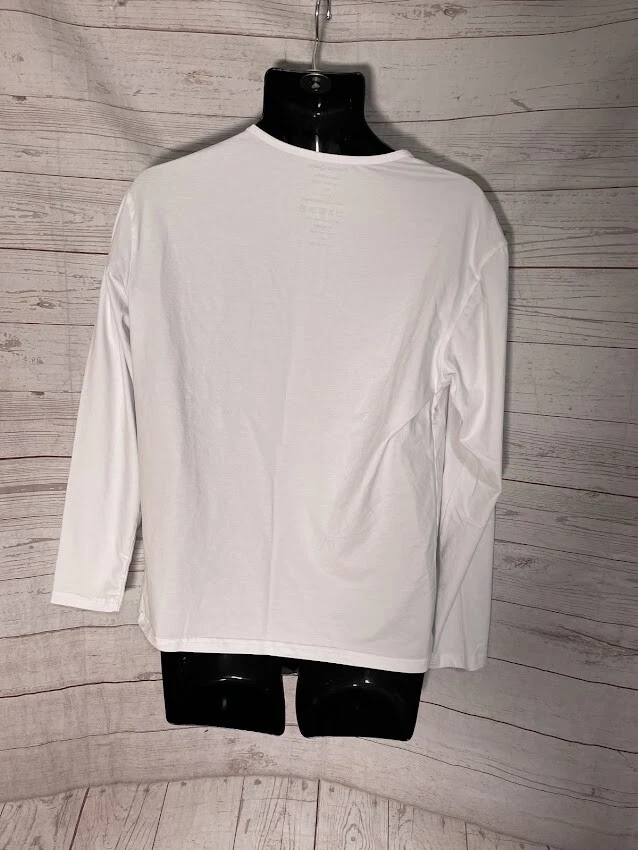 Pedrini Queens - SNAKE - White Men's Long Sleeve T-Shirt Size XL - Image 3 of 4