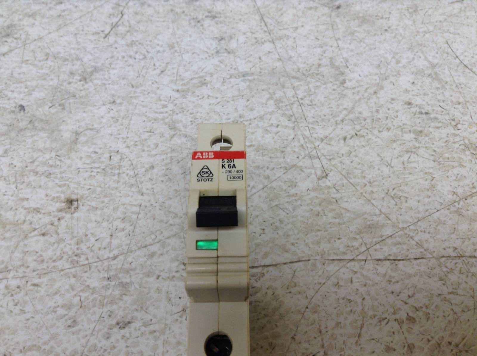 ABB S281 K6A 6 Amp 1 Pole 230/400 VAC Circuit Breaker S281K6A K 6 A K6 6A (TBI)