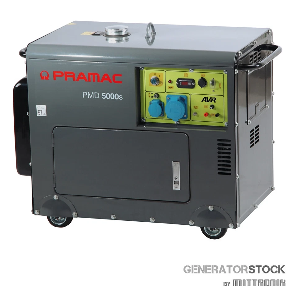 PRAMAC PMD5000s Diesel Stromerzeuger 5 kW leise Notstromaggregat Einfamilienhaus - Bild 2 von 4