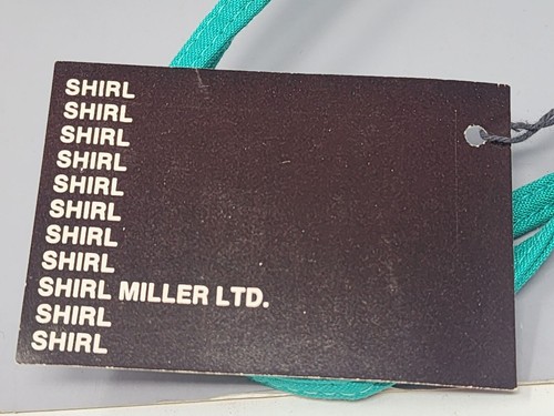 Borsa a tracolla Shirl Miller LTD trapuntata verde acqua tracolla foderata colorata interna - Foto 8 di 14