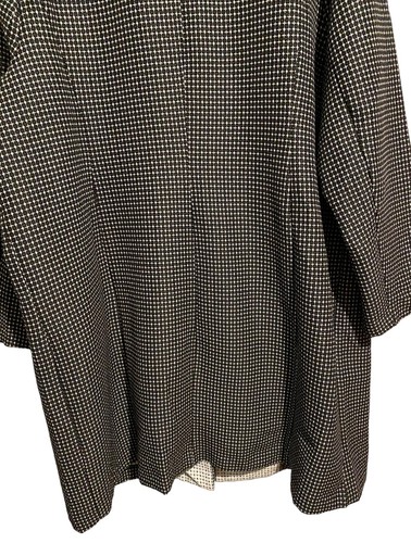 Jessica London 24W Black White Open Front Jacket Blazer 3x long line career - Picture 6 of 10