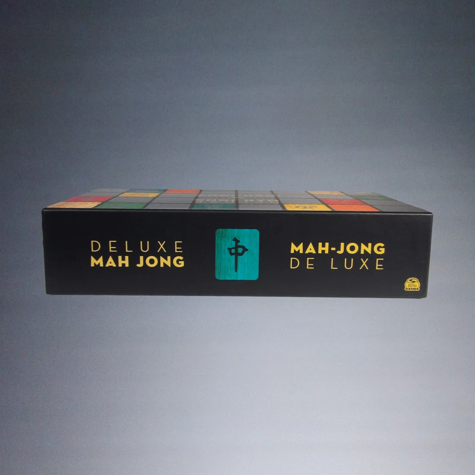 SPIN MASTER GAMES CARDINAL LEGACY DELUXE MAH JONG 2 TONE TILES+CASE #606073 - Image 4 of 4