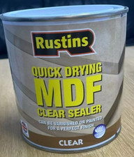 RUSTIN QUICK DRYING MDF CLEAR SEALER 500ML, 1 LITRE