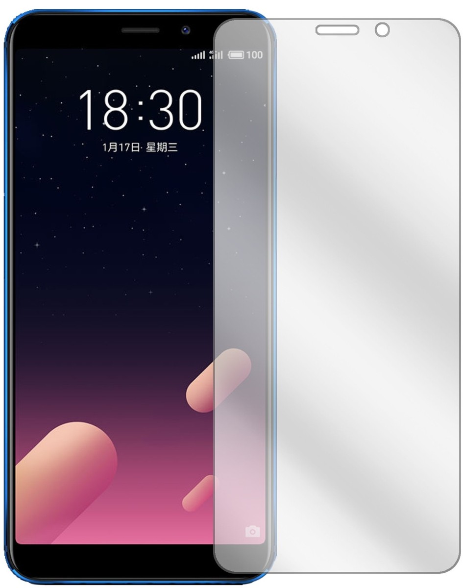6x Pellicola per Meizu M6 Protettiva Protezione Schermo