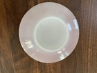 Vintage Fire King MCM 2 9” Pink Swirl Glass 9” Dinner Plate & 6” Saucer — photo 6