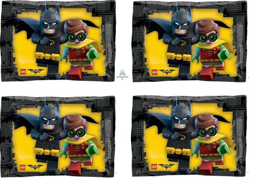 4x 18" Lego Batman Foil Mylar Balloon Party Supply Decoration'