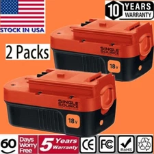 2-Pack 18V for Black and Decker HPB18 18 Volt 4.5Ah Battery HPB18-OPE 244760-00A