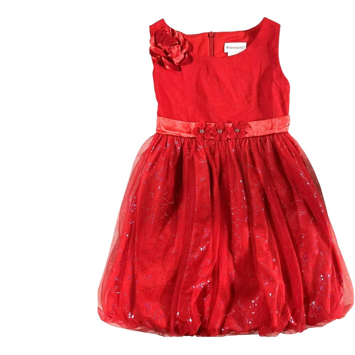 American Girl, Sparkling Twinkle Party Dress, Red, Size 14 , NWT | eBay