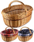 Shopping basket wicker basket WIKLER car basket wicker fabric insert basket gift basket