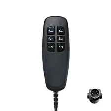 Richmat HJH56 LINENSPA Wired Adjustable Bed 5 Pin Remote Control Replacement