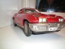 Ichiko Corvette Stingray Japan Blechspielzeug Batterie Licht Tin Toy Antik