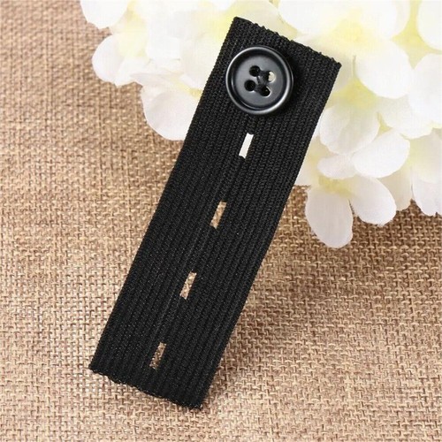 Button Hole Waist Band Extenders, Women Men Trousers Skirt Maternity Expander UK - Picture 10 of 15
