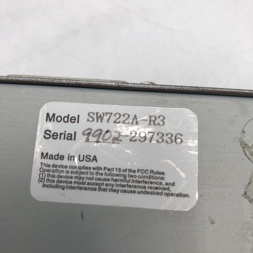 USED BLACK BOX SW722A-R3 SERVSWITCH KVM SECURE SWITCH UNTESTED READ - Afbeelding 9 van 9