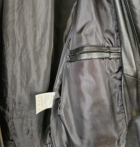 Men Leather Jacket Plain Jane Homme Italy Coat Bon Vivant Spring Clothes  image 10