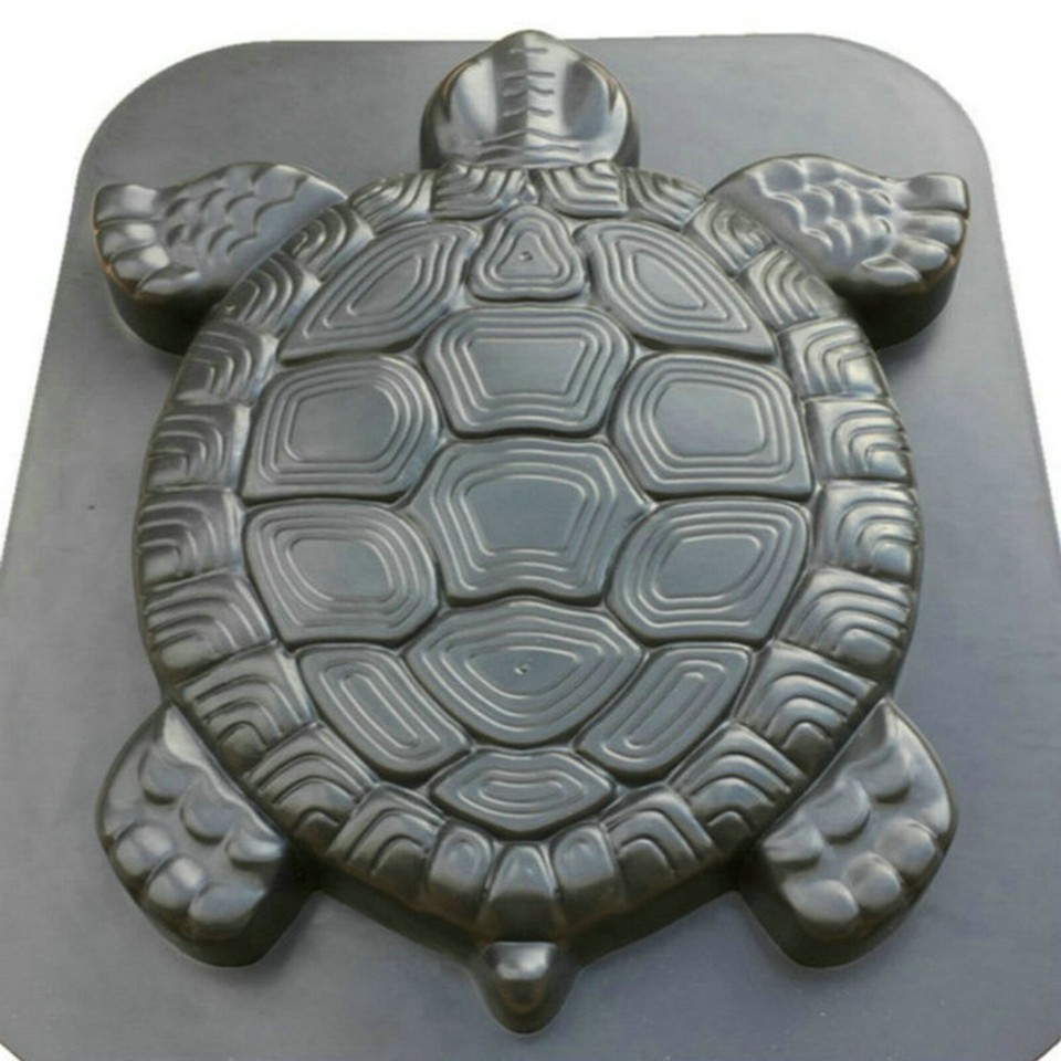 Turtle Concrete Plaster Mold Stepping Stone Cement Mould Garden