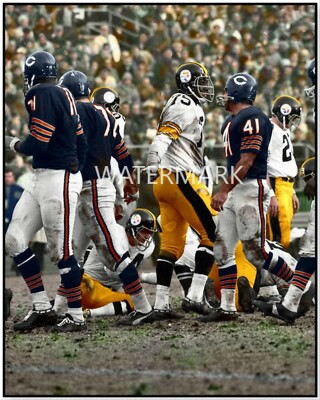 Brian Piccolo meets Mean Joe Greene (comes in 3 sizes) 1969 Bears