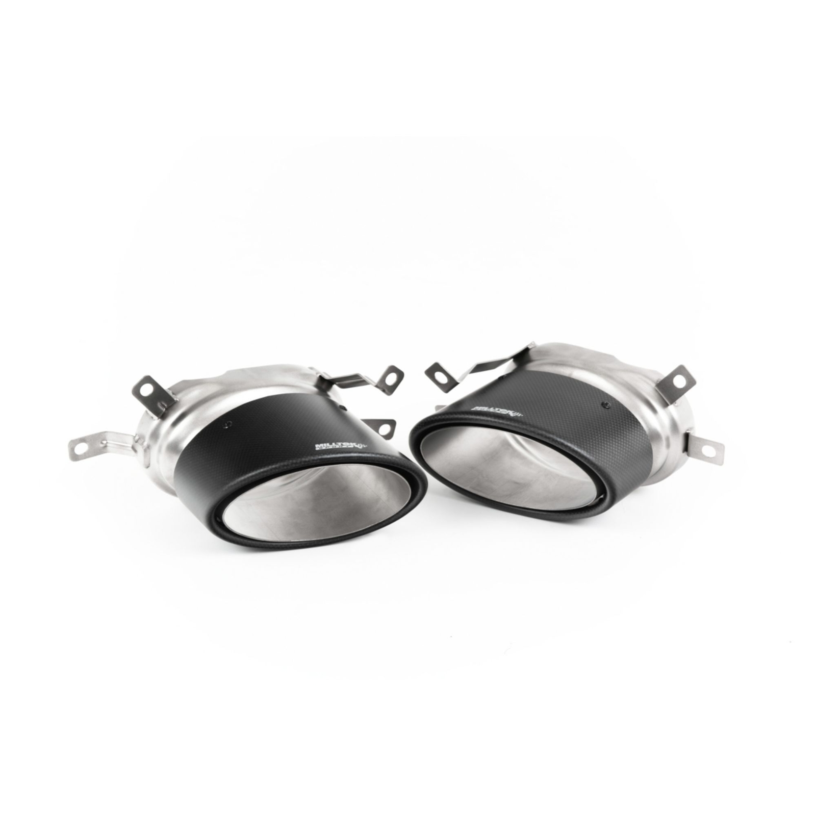 Milltek Oval Carbon Fibre Tailpipes For Audi RS6 Quattro (C7) - SSXAU866