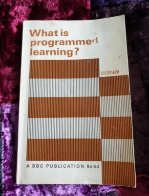 1965 What is Programmed Learning BBC Publication 104 Pages Teaching Aid Book