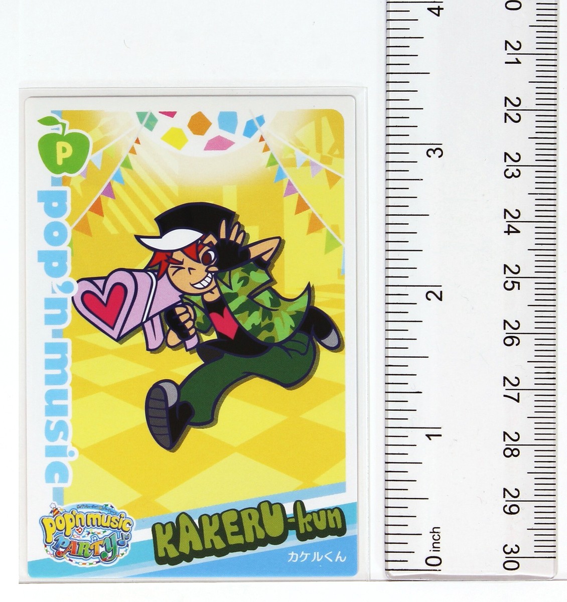 Pop'n Music Card PJ21N025 Kakeru-kun Konami Japan Game Character