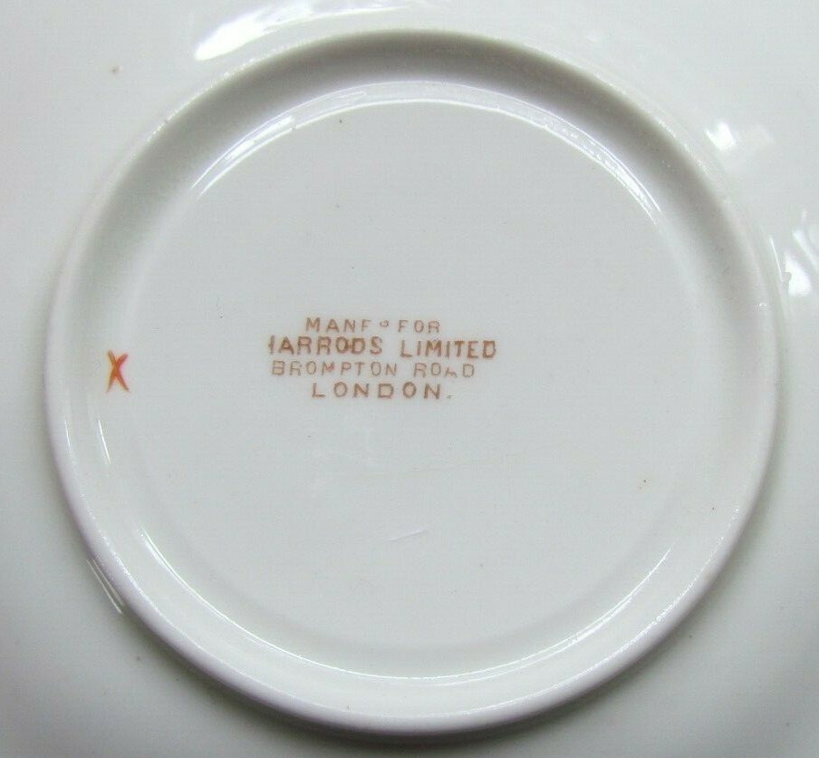HARRODS CHINA FLORAL TEA CUP & SAUCER C1940 (Ref7562) eBay