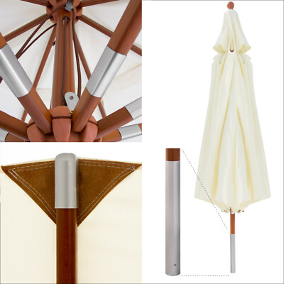 Anndora Sonnenschirm Rund 210 Cm – Witterungsbeständig Mit UV-Schutz, Inkl. Schutzhülle, Ideal Für Terrasse & Balkon