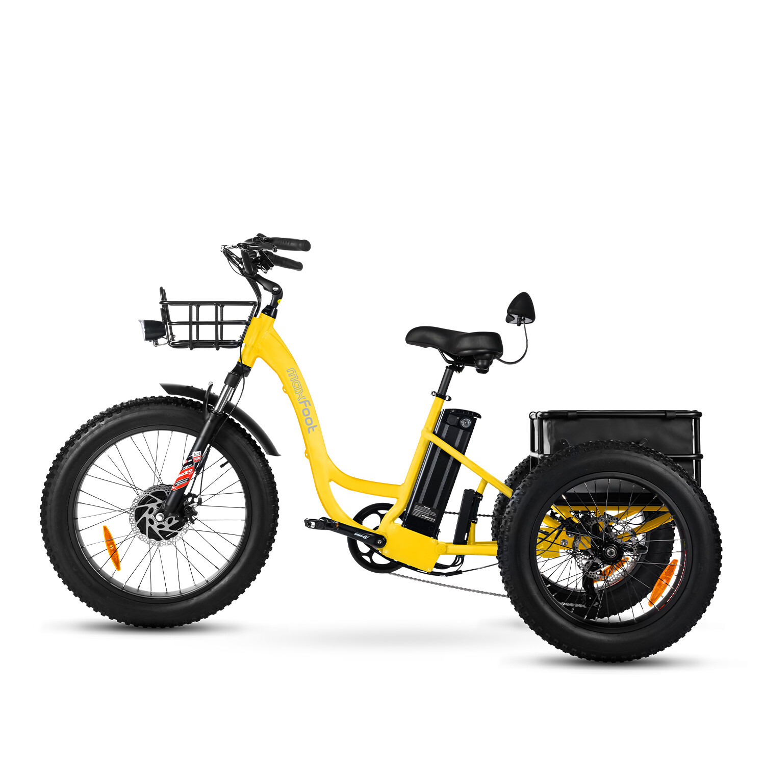 Maxfoot Electric Trike Adult 750W 17.5AH 48V Fat Tire ETricycle 3