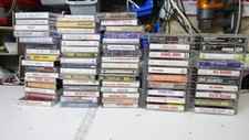 Lot of 60 Cassettes- Various Artists  Genres, Country, Rock