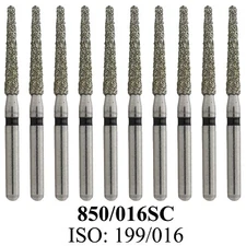 Dental Diamond Bur 850/016SC Burs FG Round End Taper Super Coarse High Speed