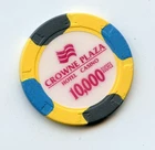 10000.00 Chip from the Crowne Plaza Casino Quito Ecuador