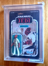 Vintage Star Wars Admiral Ackbar AFA 80 80/80/85 65 back ROTJ clear CAS