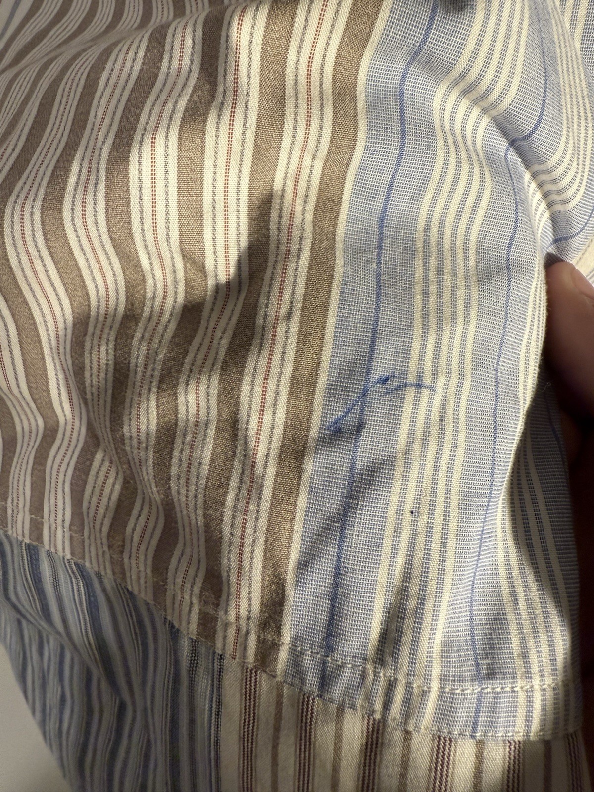 Chaps Ralph Lauren Patchwork Button Down Dress Sh… - image 3