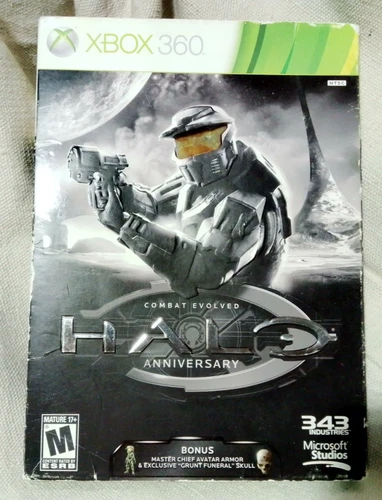 Halo: Combat Evolved Anniversary XBOX 360 CIB Complete in Box Good Condition