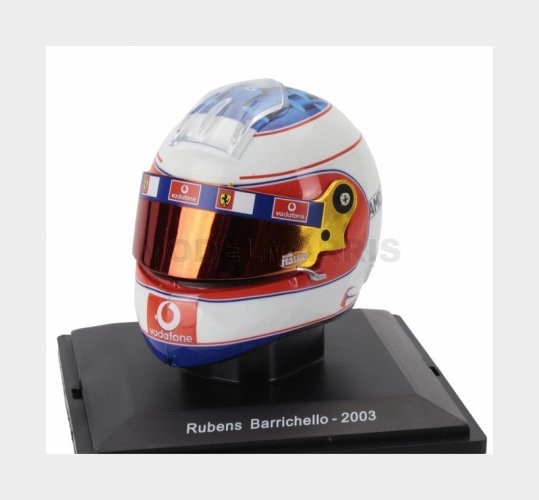 Edicola HELFE15 Helm - F1 Rennhelm Rubens Barrichello F2003-GA Team Ferrari-image