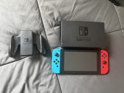Nintendo Switch with Neon Blue and Neon Red Joy-Con (HAC-001-01)