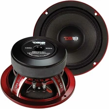 Pair DS18 6.5" Midrange Loudspeaker 600 Watt 4-Ohm Loud Mid Speakers PRO-EXL64