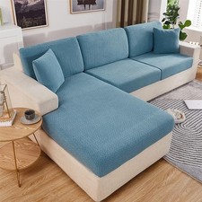 L-shaped sofa cushion cover, elastic washable sofa furniture protective cover