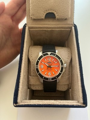 Breitling Superocean orange Zifferblatt Herrenuhr - A17366D71O1S2