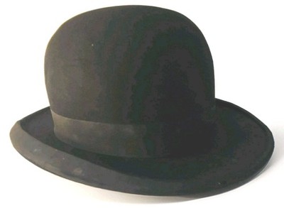 Antique Brooks Brothers Bowler Hat Size 7 1/8