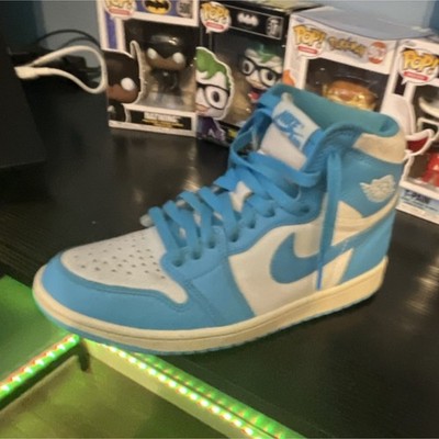 Nike Air Jordan 1 Retro High OG UNC Blue White DZ5485-402 Leather High Top 2024